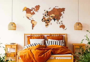 Quelle carte du monde en décoration selon votre intérieur ?