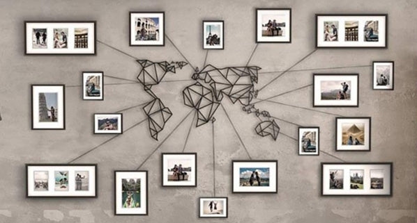 Décoration murale - Déco carte du monde