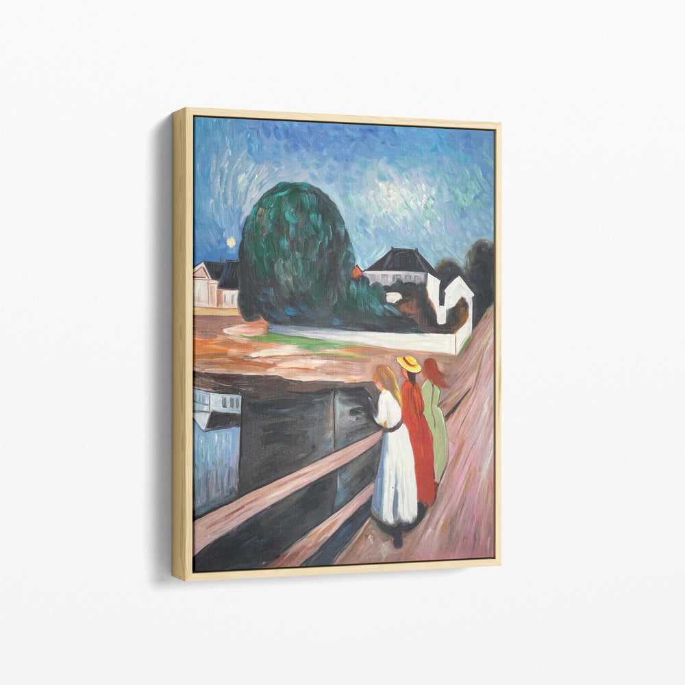 Les Filles sur le Pont par Edvard Munch - Tableau reproduction