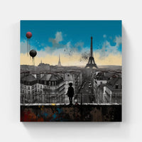 Paris in Strokes-Canvas-artwall-Artwall