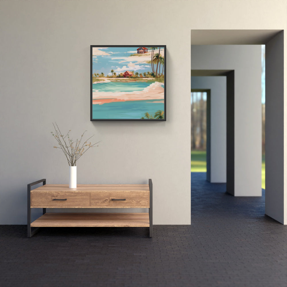 Lighthouse Coastal Calm-Canvas-artwall-Artwall