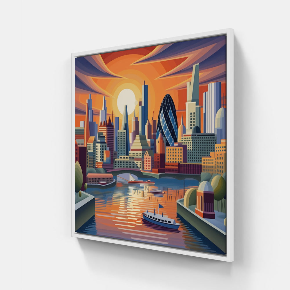 Urban Majesty-Canvas-artwall-20x20 cm-White-Artwall