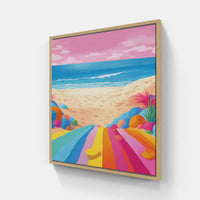 Blue Sky Sandy Horizons-Canvas-artwall-Artwall