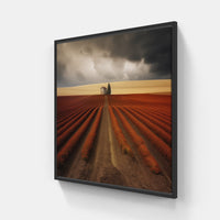 Vivid Landscapes, Timeless Art-Canvas-artwall-40x40 cm-Black-Artwall