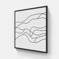 Celestial Line-Canvas-artwall-20x20 cm-Black-Artwall