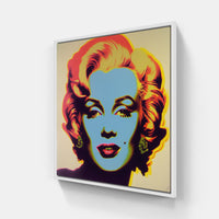 Andy's Pop Culture Splash-Canvas-artwall-20x20 cm-White-Artwall