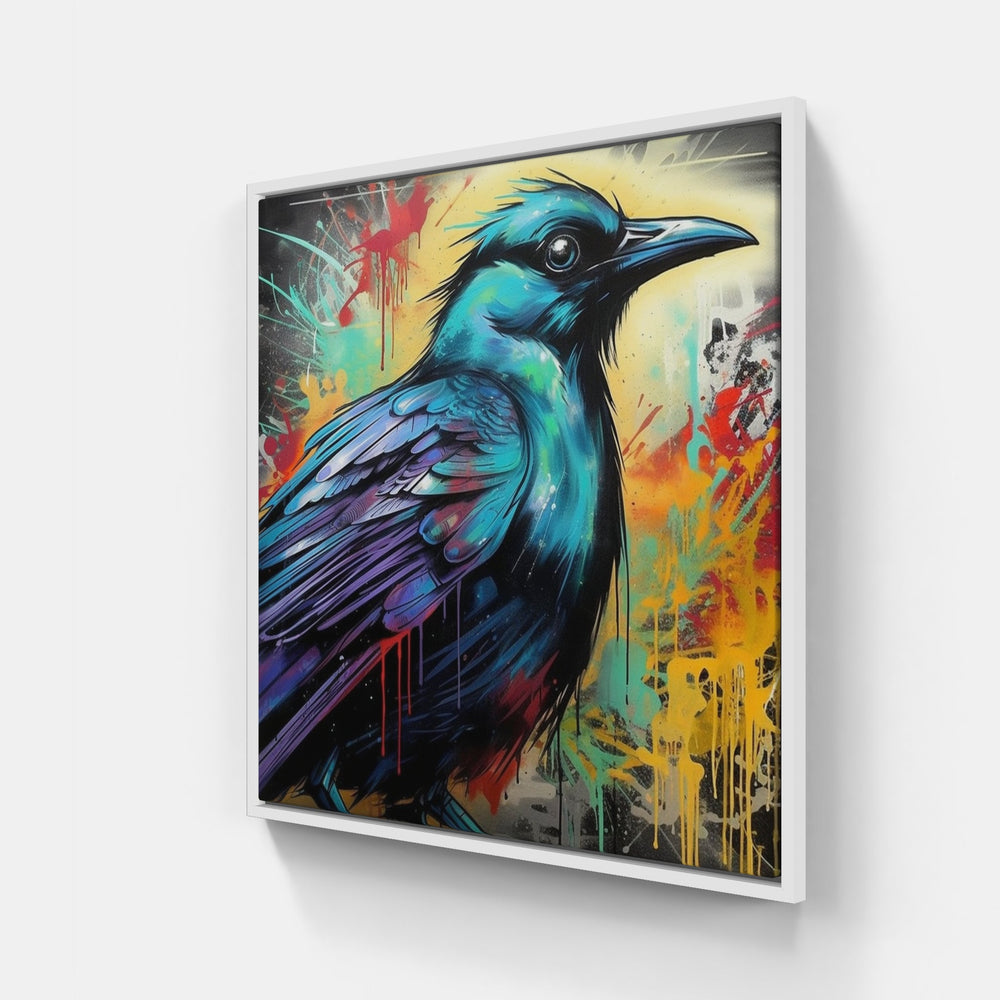 Bird soar high-Canvas-artwall-20x20 cm-White-Artwall