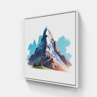 Mountain Majesty Canvas-Canvas-artwall-20x20 cm-White-Artwall