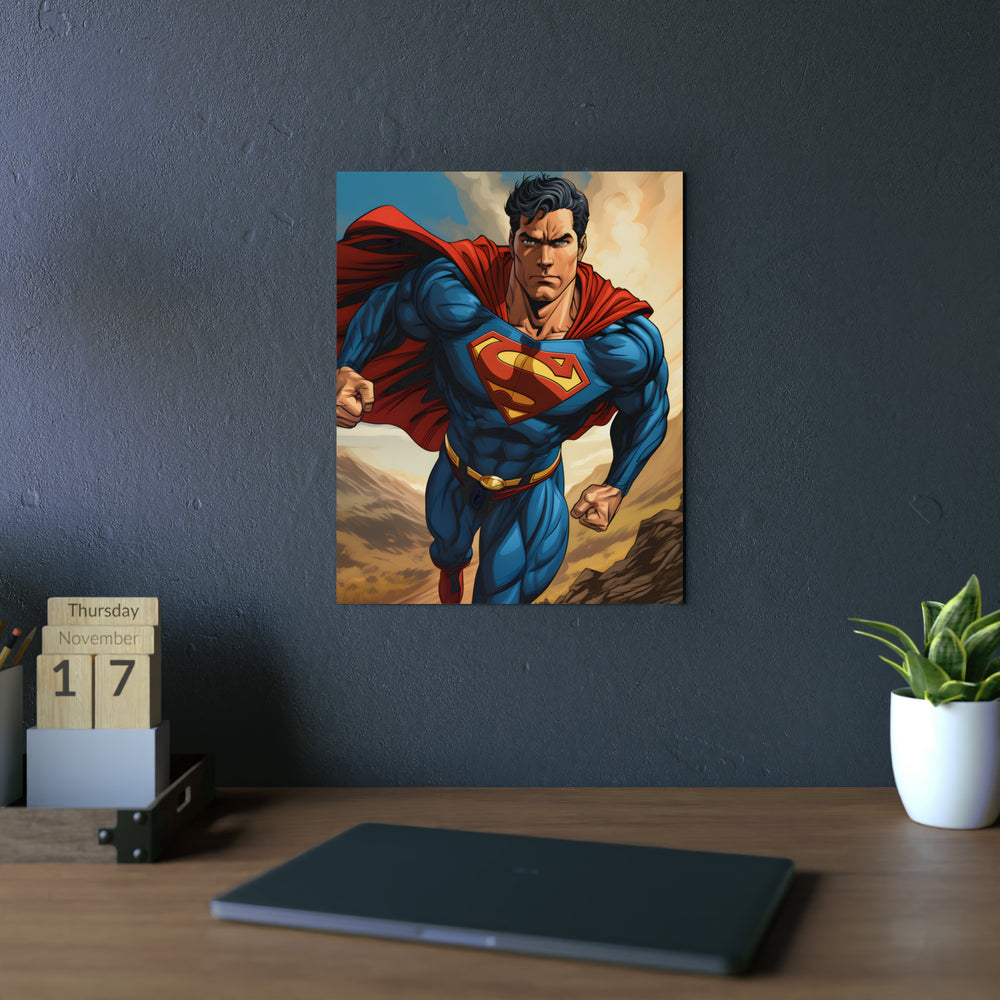 Classic Superman tableau aluminium