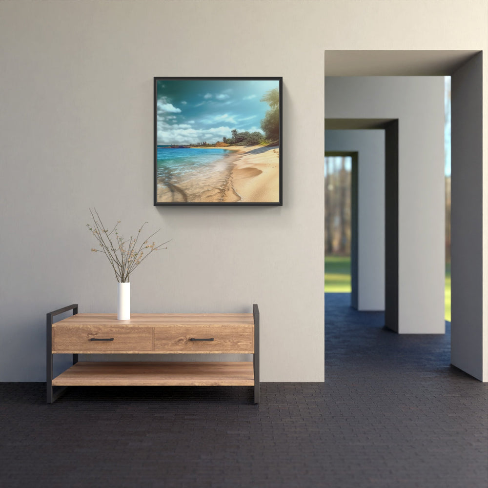 Golden Sands Tropical Paradise-Canvas-artwall-Artwall