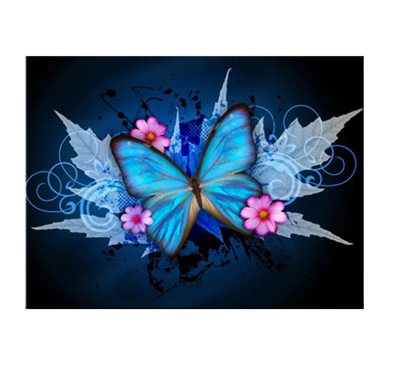 Tableau design Papillons Bleus