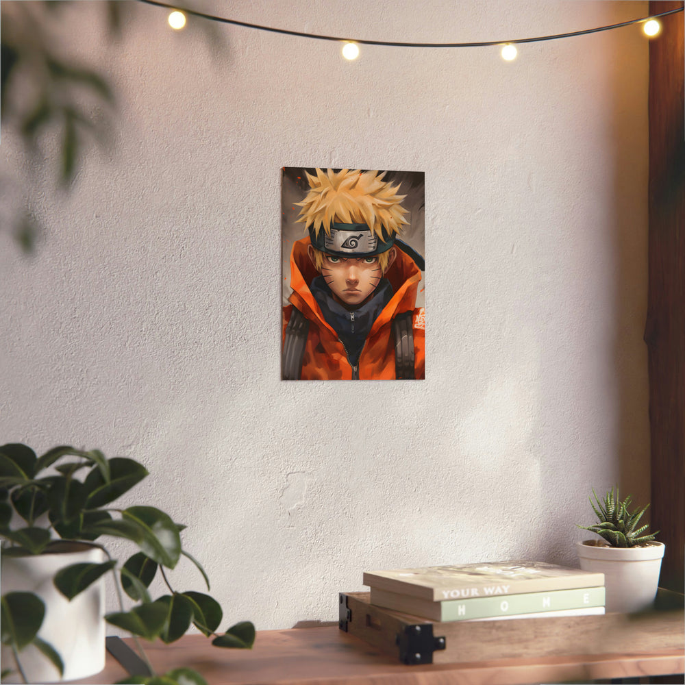 Naruto tableau aluminium