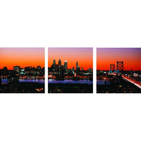 Triptyque design Manhattan Sunset