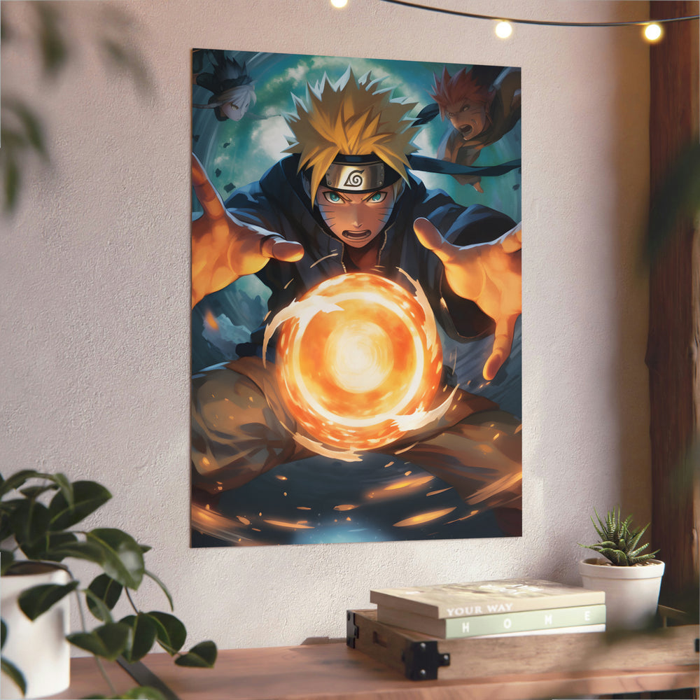 Naruto rasengan tableau aluminium