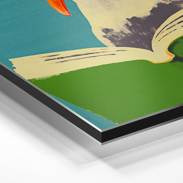 Guano Genius – Affiche animalière vintage — Aluminium Dibond