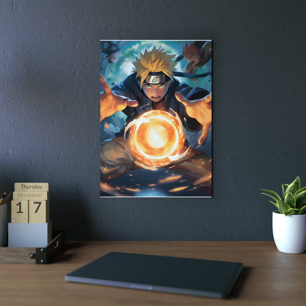 Naruto rasengan tableau aluminium
