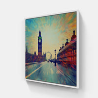 London Chronicles-Canvas-artwall-20x20 cm-White-Artwall