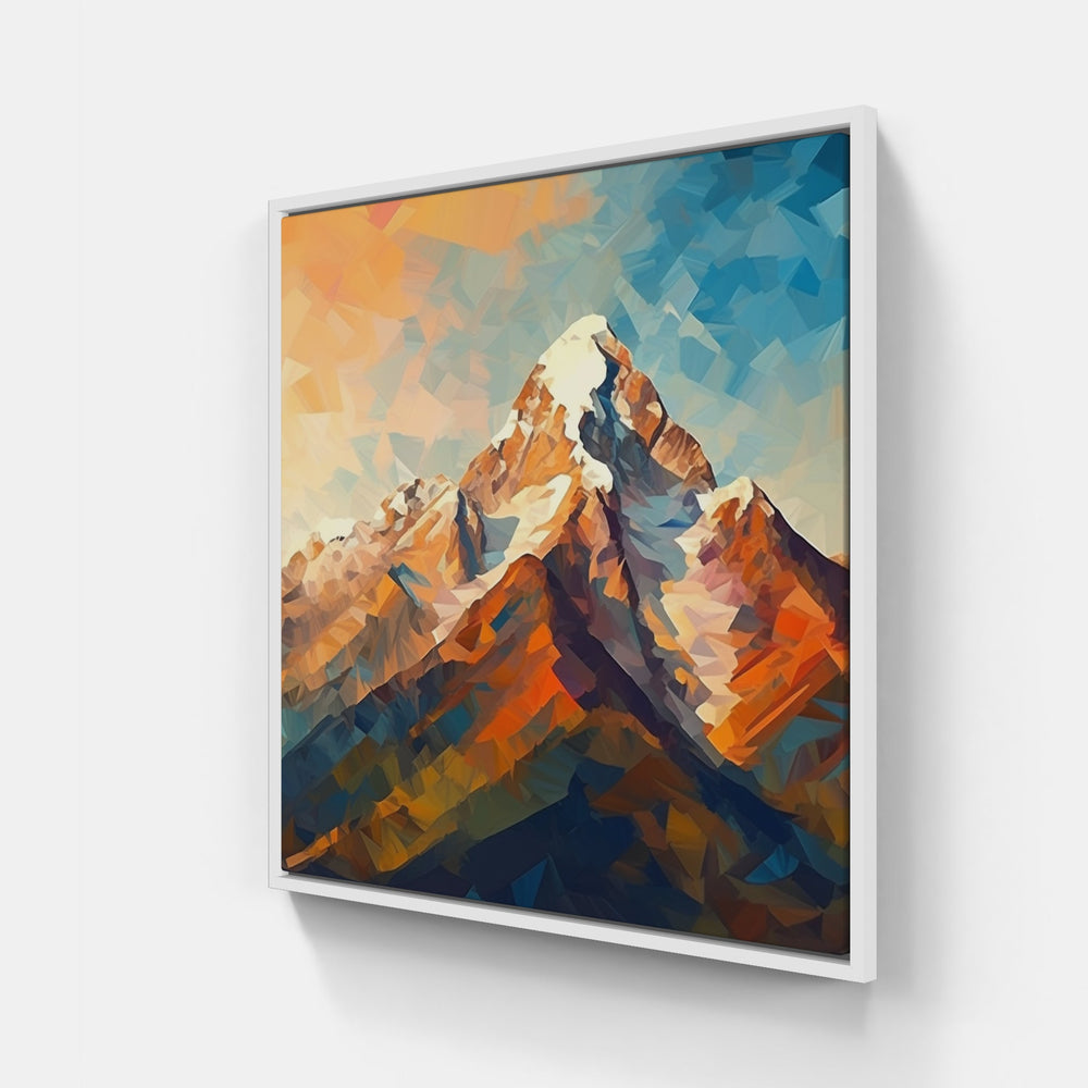 Captivating Summit Canvas-Canvas-artwall-20x20 cm-White-Artwall
