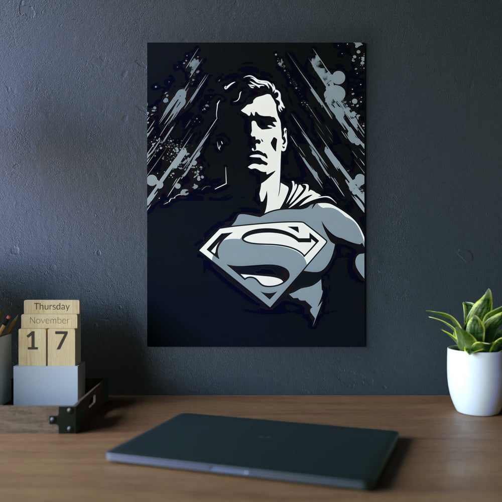 Superman shadow tableau aluminium