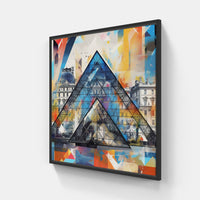 Parisian Rhapsody-Canvas-artwall-20x20 cm-Black-Artwall