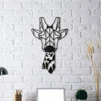 Metal Giraffe Decoration