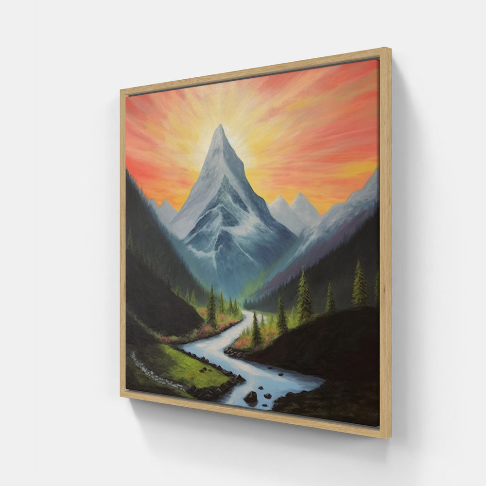 Enchanting Mountain View-Canvas-artwall-Artwall