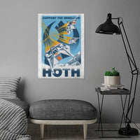 Affiche Métal Star Wars hoth