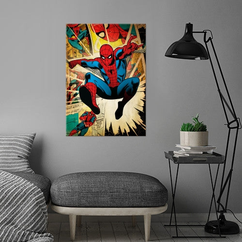 Poster Rétro Spiderman