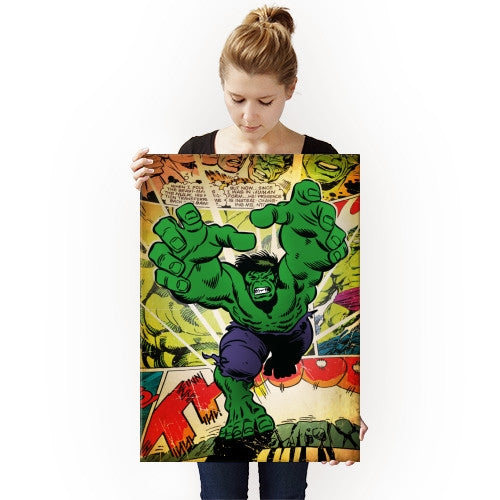 Poster Rétro Hulk