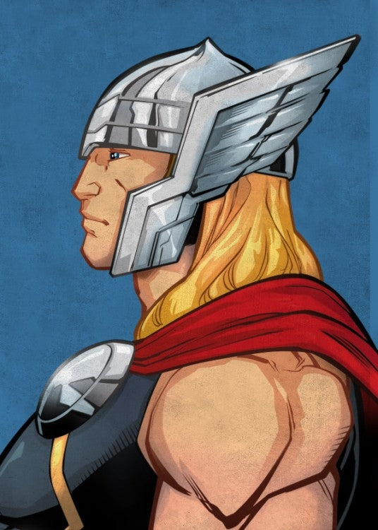 Poster Métal Thor Profil