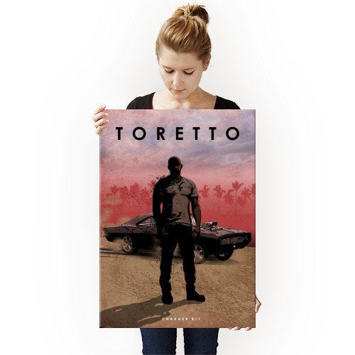 Toretto Charger Collector Poster
