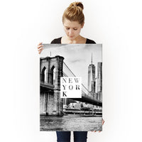 Poster Blanc et Noir New york