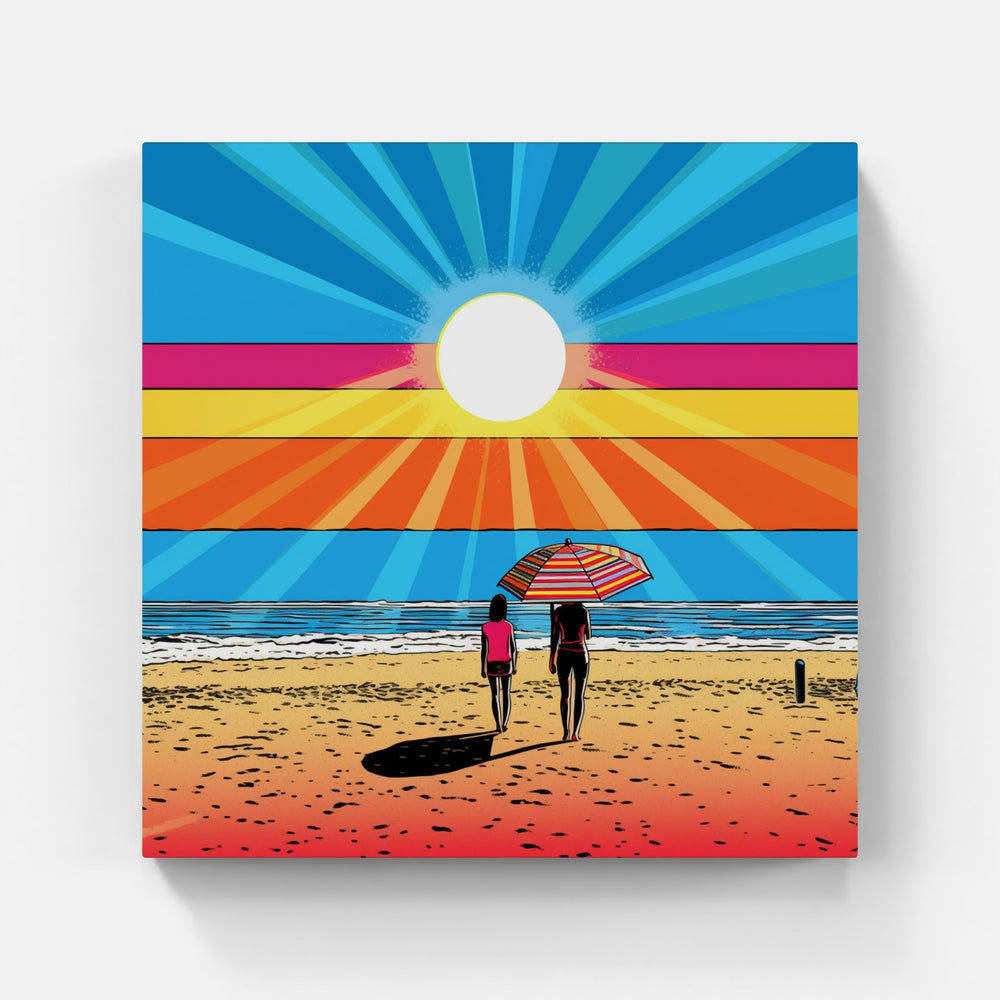 Ocean Breeze Sunset-Canvas-artwall-Artwall