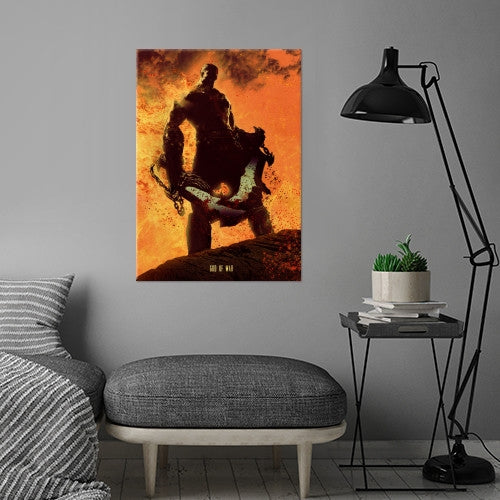 Poster Metallique God of War