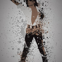 Michael Jackson Metal Poster