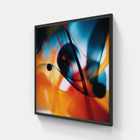 Vivid Dreamscape Reverie-Canvas-artwall-40x40 cm-Black-Artwall