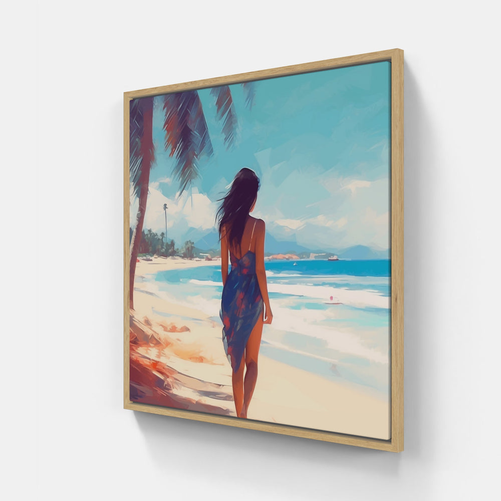 Island Retreat Coastal Serenity-Canvas-artwall-Artwall