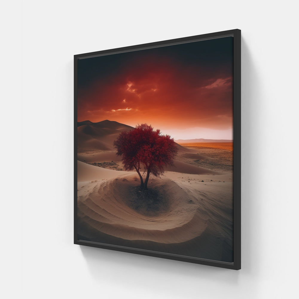 Timeless Nature, Silent Vistas-Canvas-artwall-40x40 cm-Black-Artwall