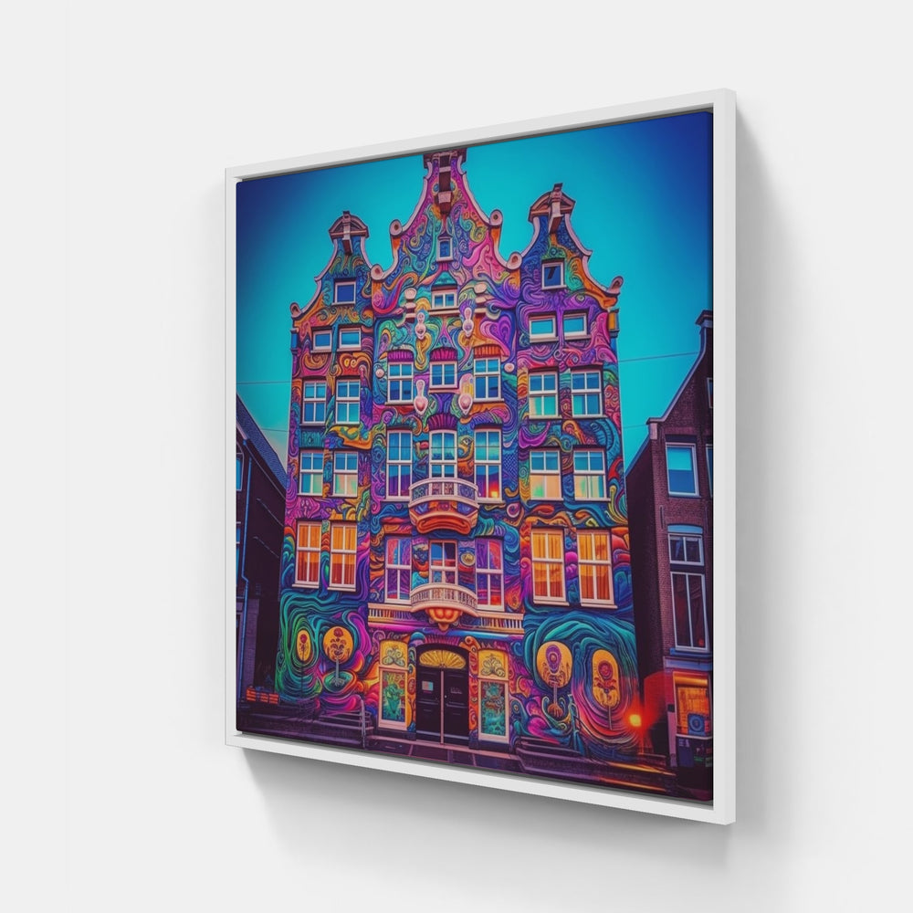 Amsterdam Whispers-Canvas-artwall-20x20 cm-White-Artwall
