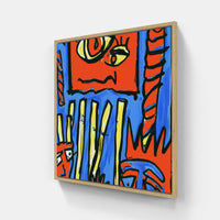 Basquiat rhymes sublime-Canvas-artwall-20x20 cm-Wood-Artwall