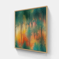 Mossy Serenity Trees-Canvas-artwall-Artwall