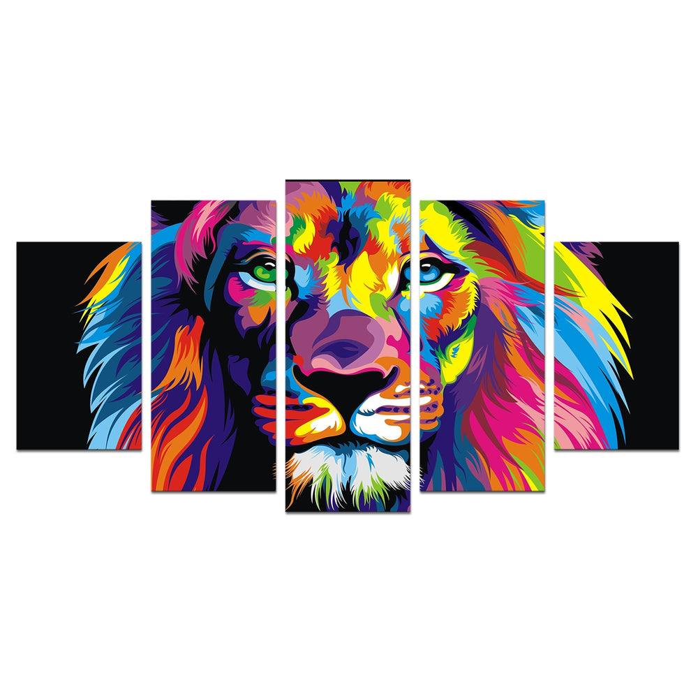 Grand Tableau Pop Art Lion