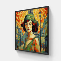 Artistic Paris-Canvas-artwall-20x20 cm-Black-Artwall