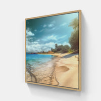 Golden Sands Tropical Paradise-Canvas-artwall-Artwall