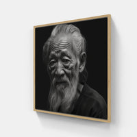 Graceful Age-Canvas-artwall-20x20 cm-Wood-Artwall