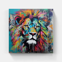 Lion Roar Fearless-Canvas-artwall-Artwall