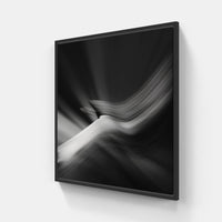 Patterned Pulse-Canvas-artwall-40x40 cm-Black-Artwall