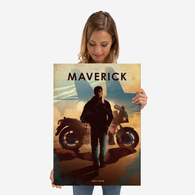 Poster Métal Maverick