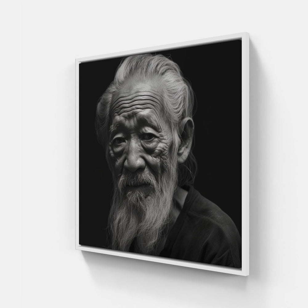 Graceful Age-Canvas-artwall-20x20 cm-White-Artwall