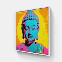 Buddha Incarnation-Canvas-artwall-20x20 cm-White-Artwall